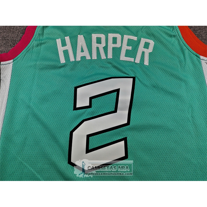 Camiseta San Antonio Spurs Dylan Harper NO 2 Ciudad 2022-23 Verde